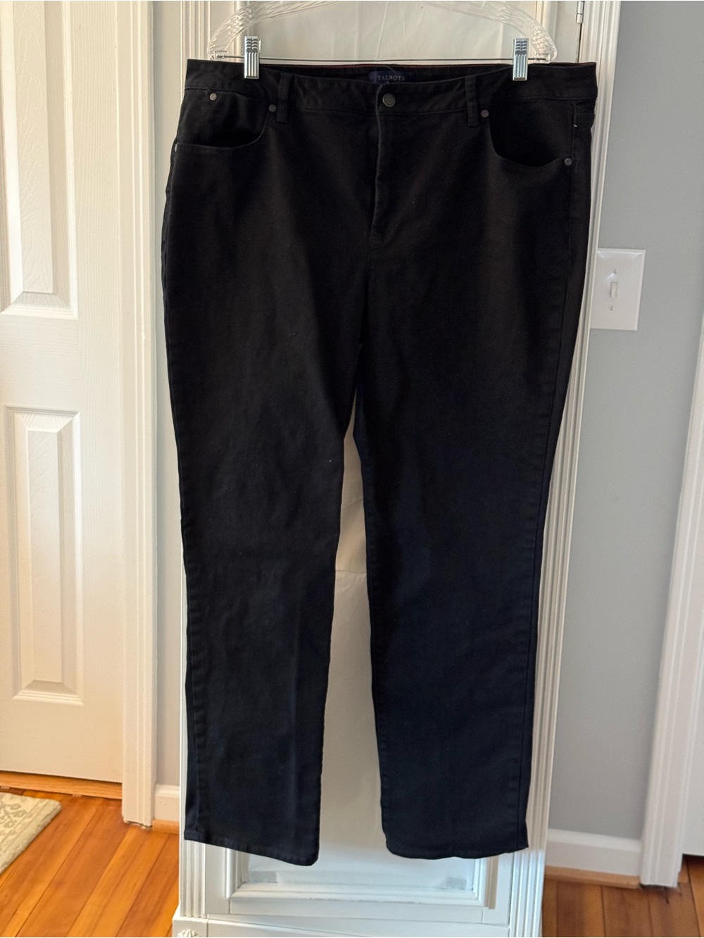 Talbots Black Straight Leg Jeans Size 20W